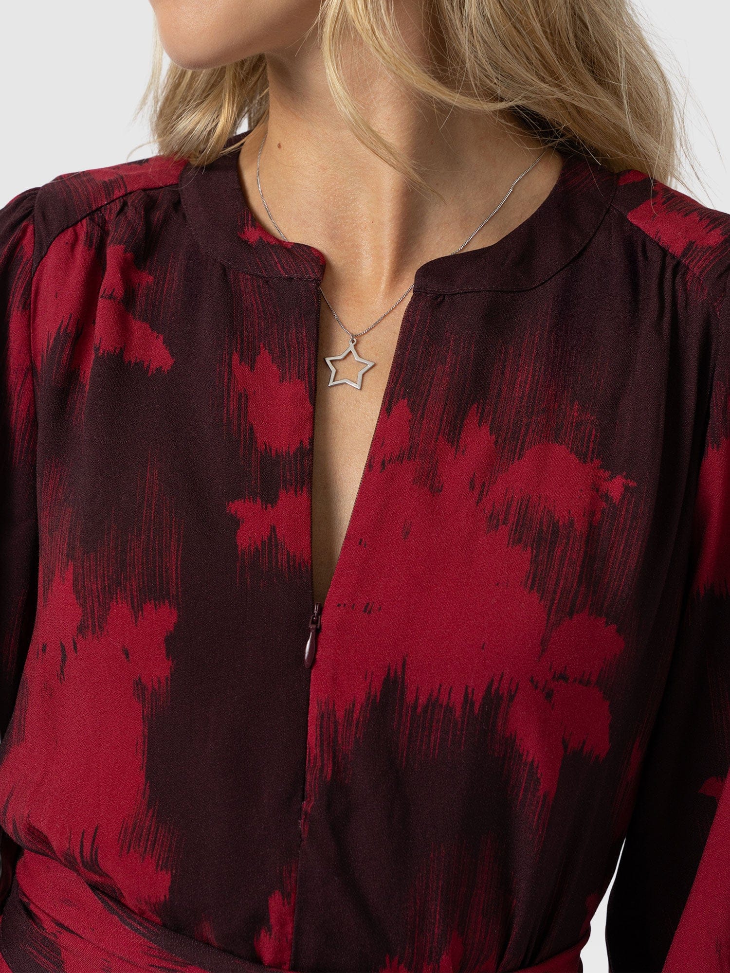 Mini Adaline Zip Up Dress - Pink Fade Floral - Women's Dresses | Saint + Sofia® USA