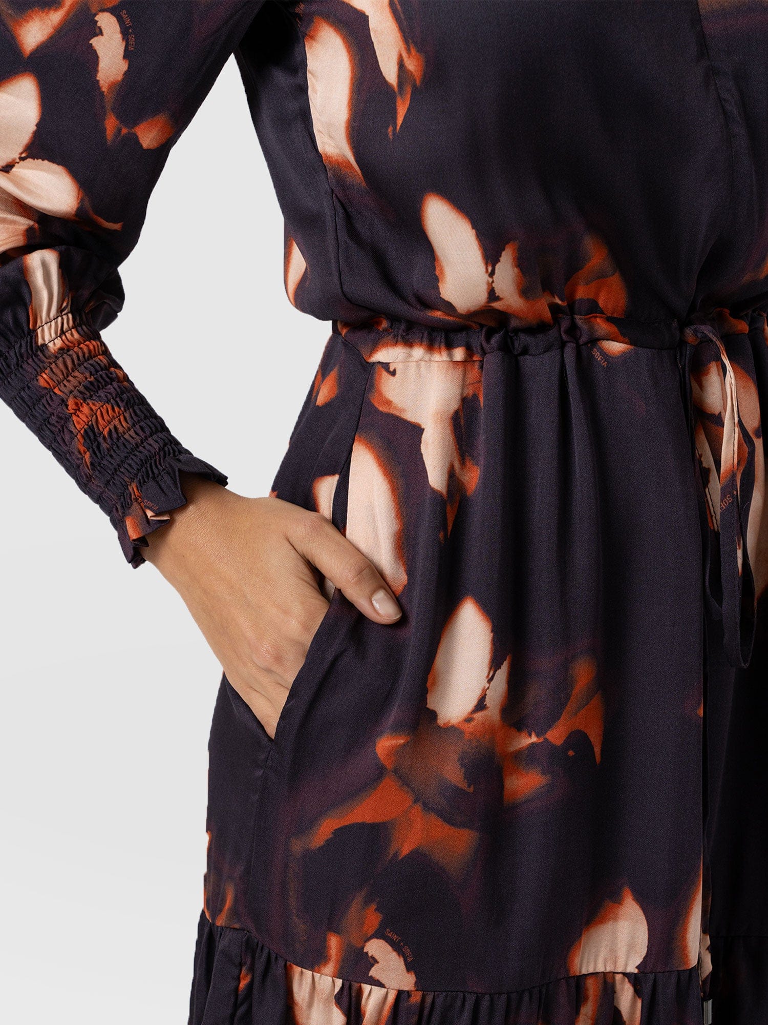 Mini Olivia Zip Up Dress Orange Aurora - Women's Dresses | Saint + Sofia® US