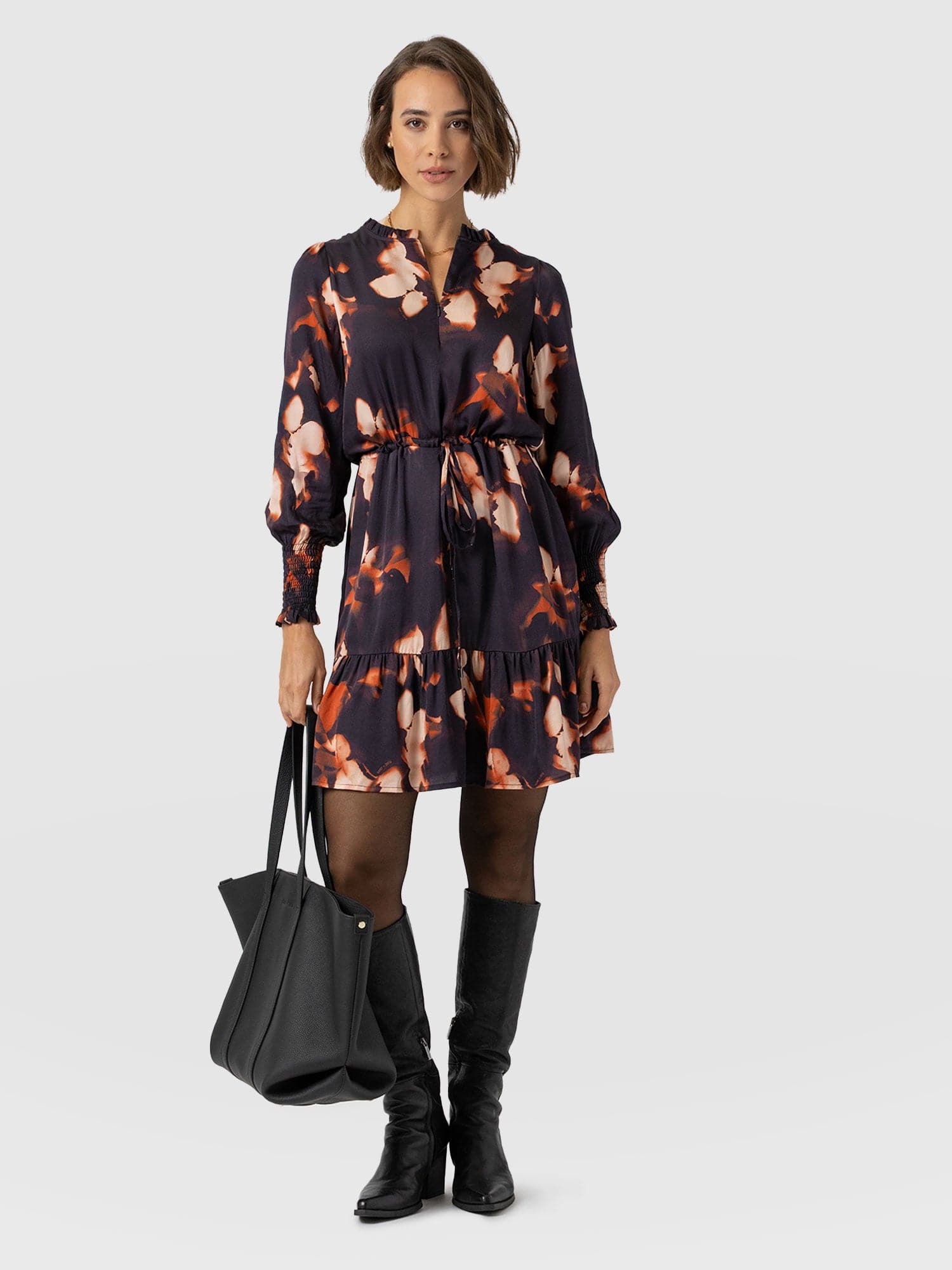 Mini Olivia Zip Up Dress Orange Aurora - Women's Dresses | Saint + Sofia® US