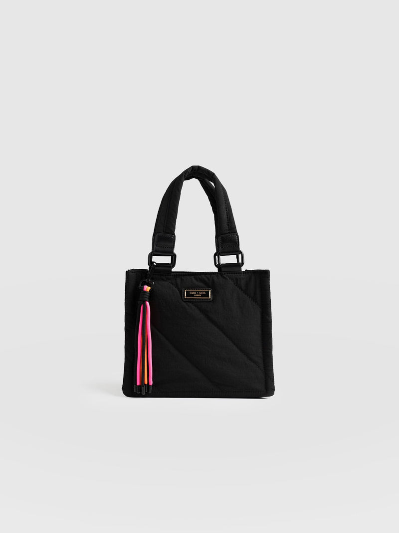 Mini Penny Tote Bag Black - Women's Bags | Saint + Sofia® USA