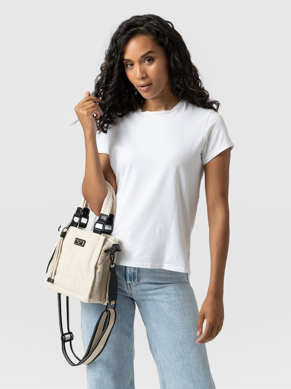 Mini Penny Tote Bag Cream - Women's Bags | Saint + Sofia® USA