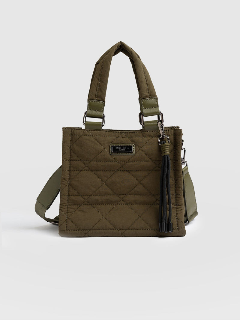 Mini Penny Tote Bag Khaki - Women's Bags | Saint + Sofia® US