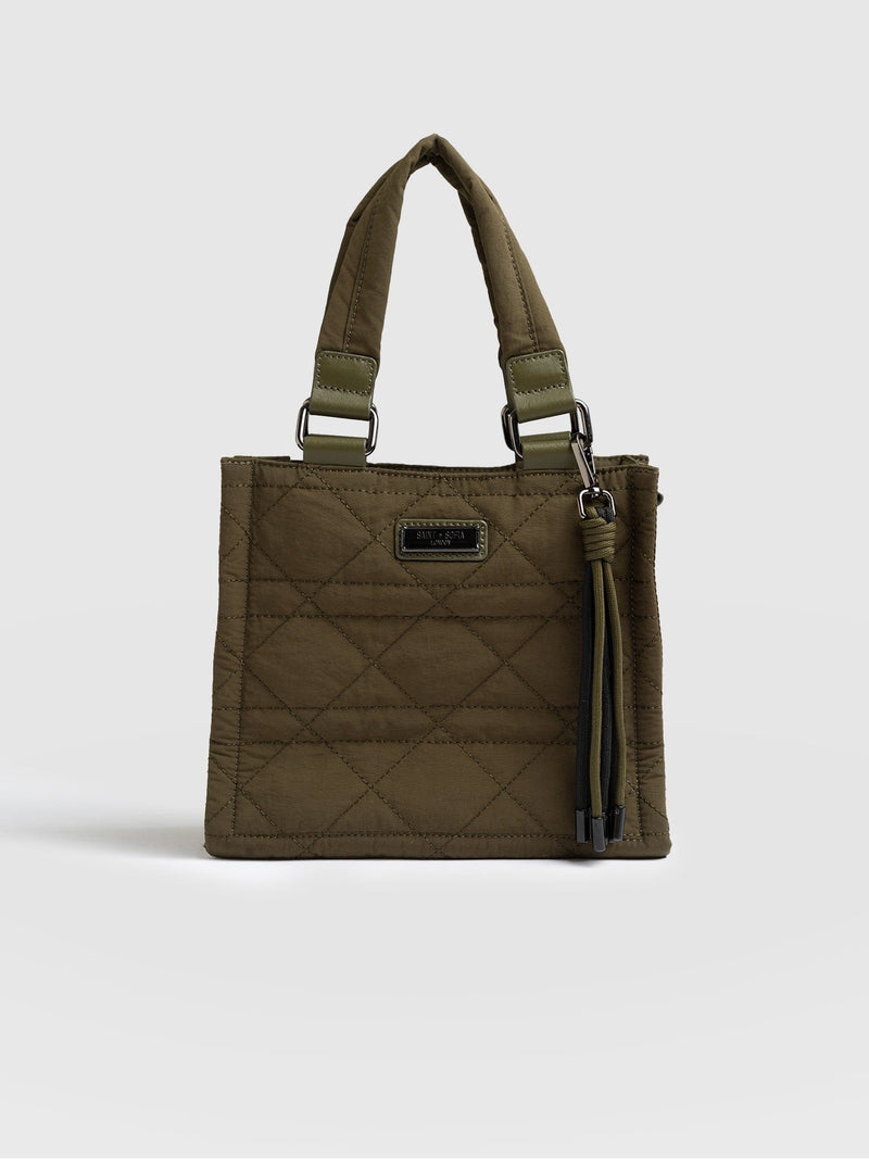 Mini Penny Tote Bag Khaki - Women's Bags | Saint + Sofia® US