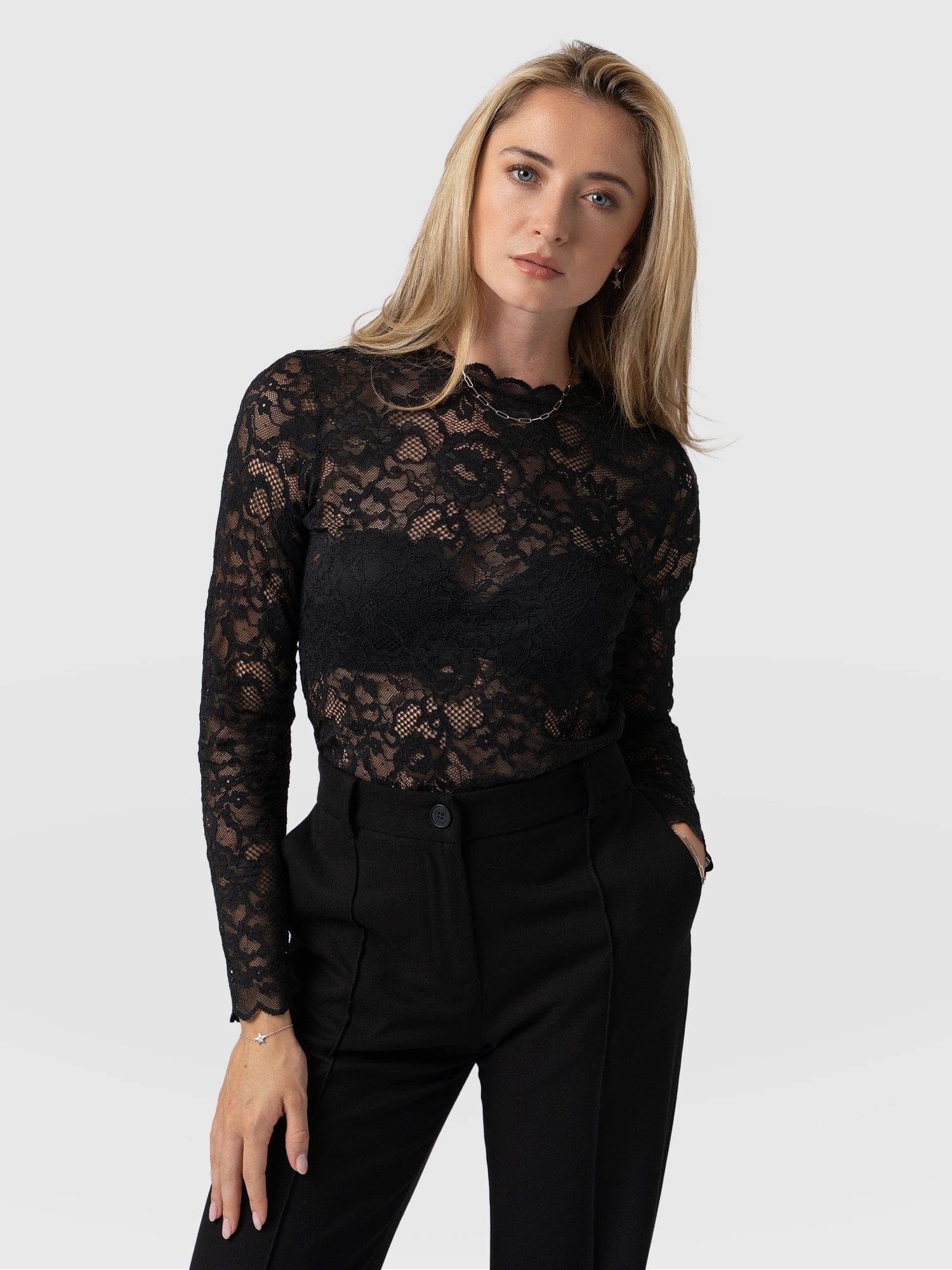 Lace bodysuit store over t shirt