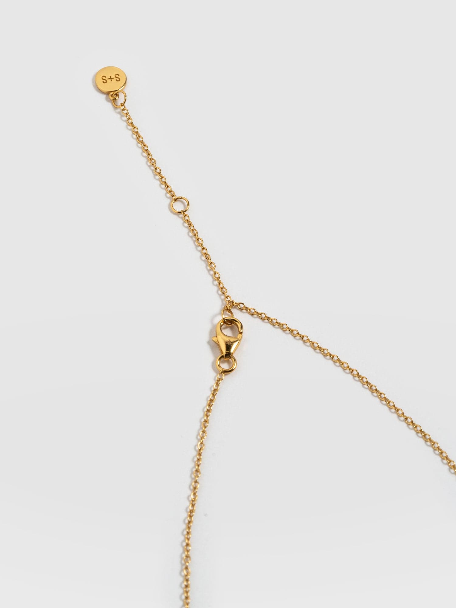 Molten Disc Charm Necklace Gold - Women's Jewellery | Saint + Sofia® UK