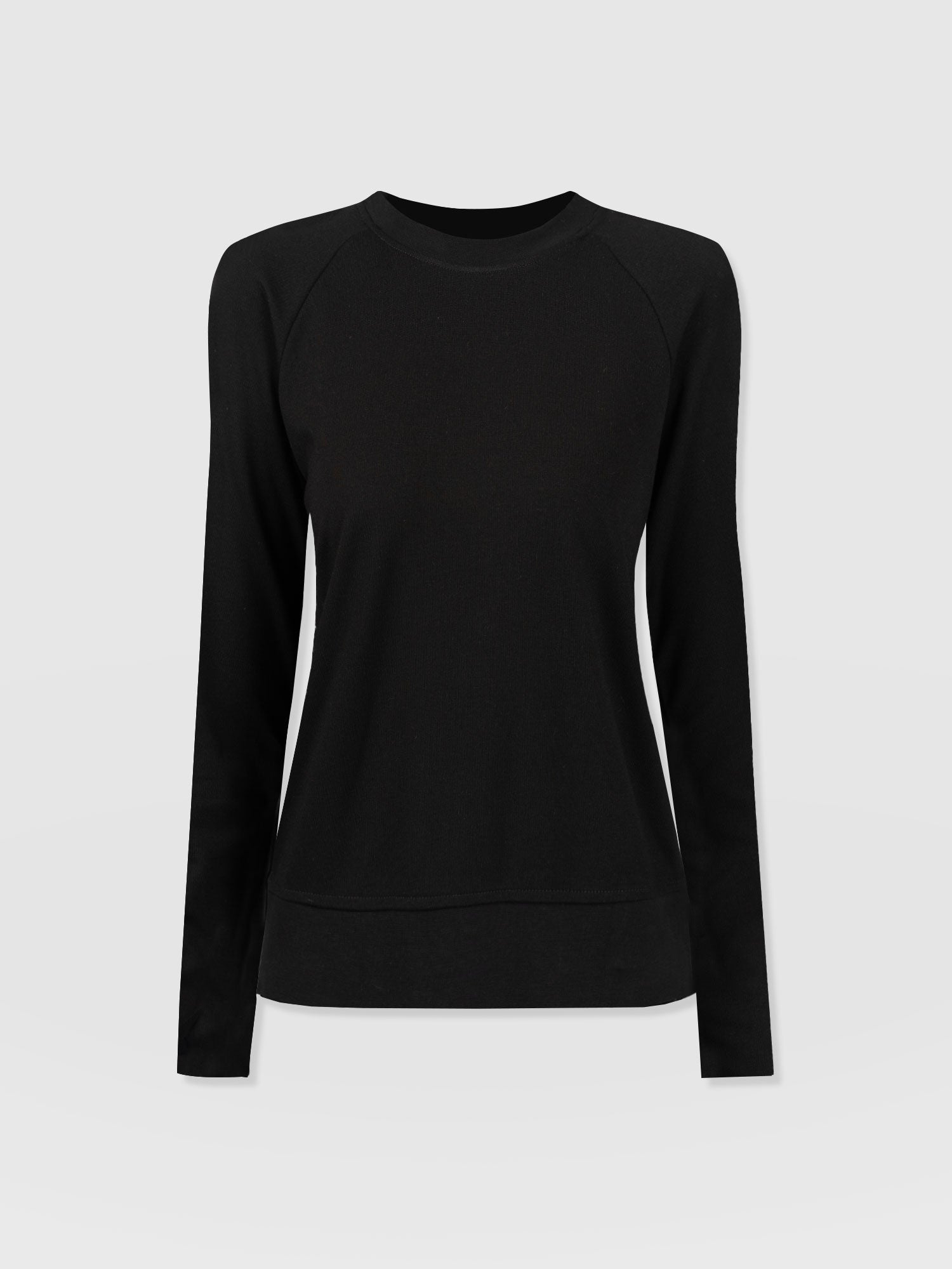 Morgan Zip Sweater Black & Beige - Women's Sweaters | Saint + Sofia® USA