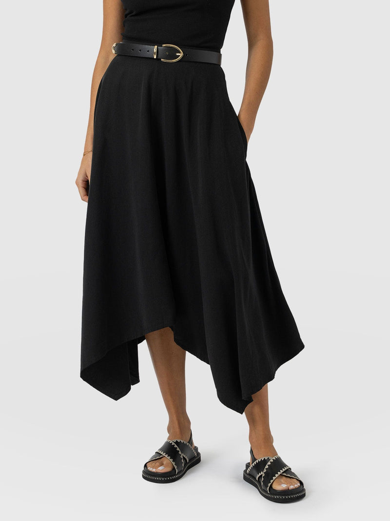 Noho Skirt Black - Women's Skirts | Saint + Sofia® USA