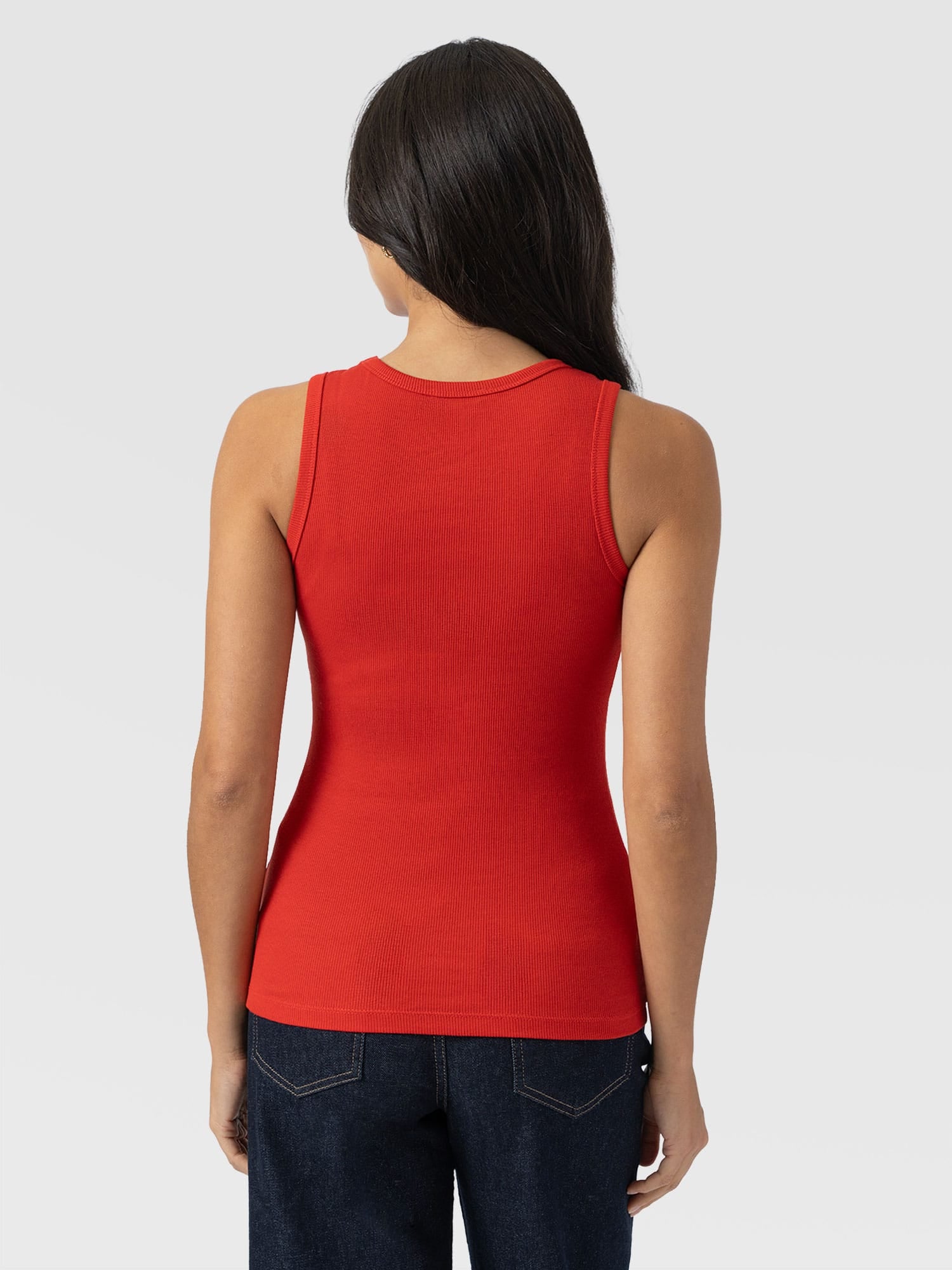 Nova Racer Vest - Burnt Orange - Women's T-shirts | Saint + Sofia® USA