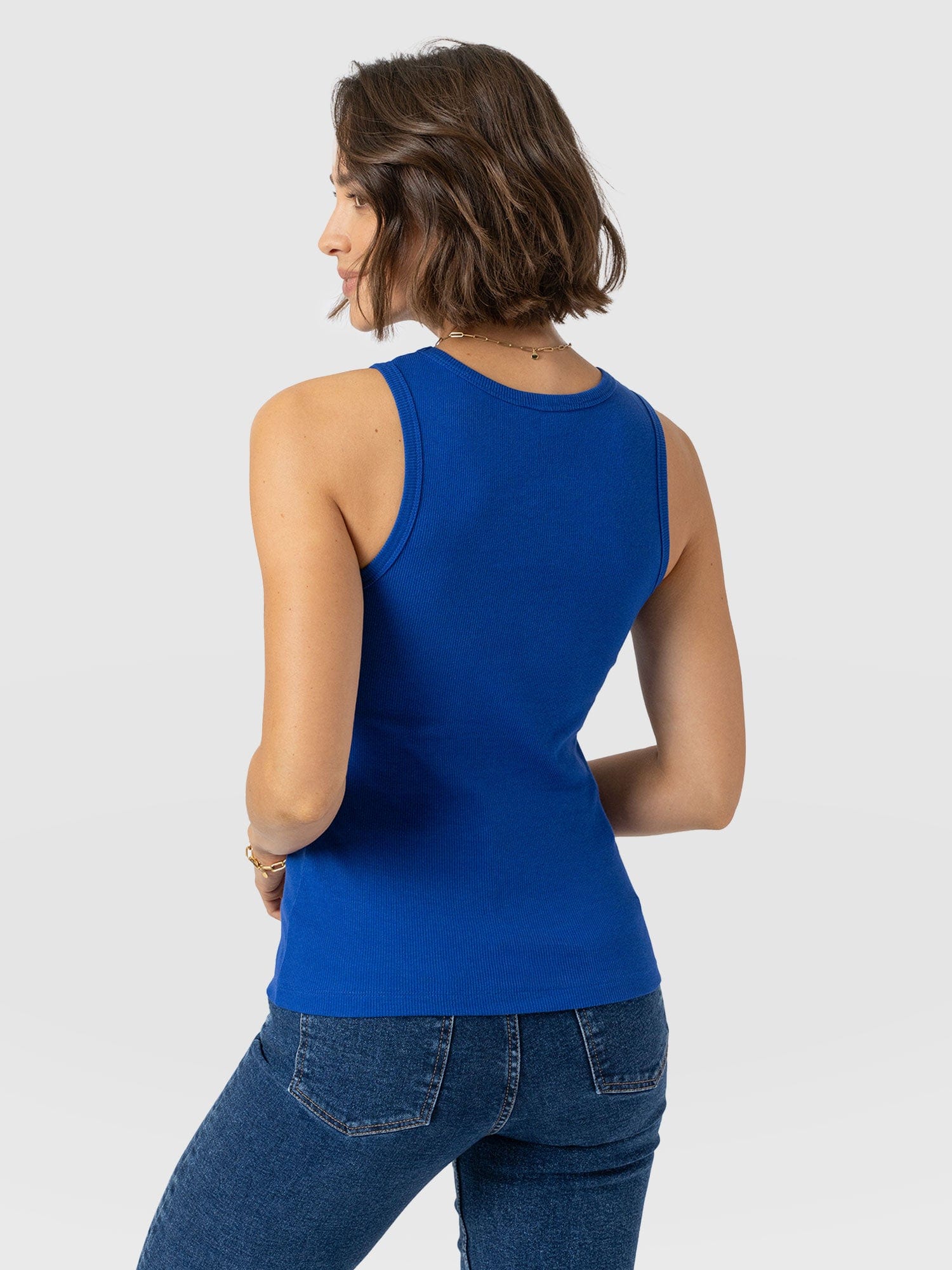 Nova Racer Vest - Cobalt Blue - Women's T-shirts | Saint + Sofia® USA