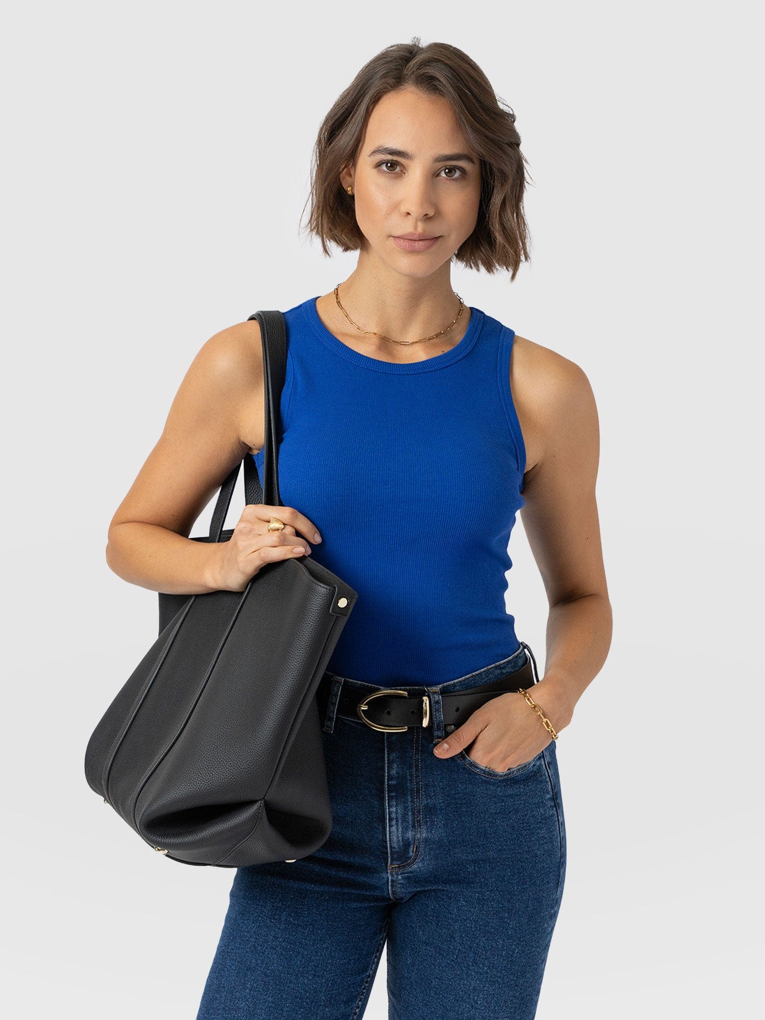 Nova Racer Vest - Cobalt Blue - Women's T-shirts | Saint + Sofia® USA