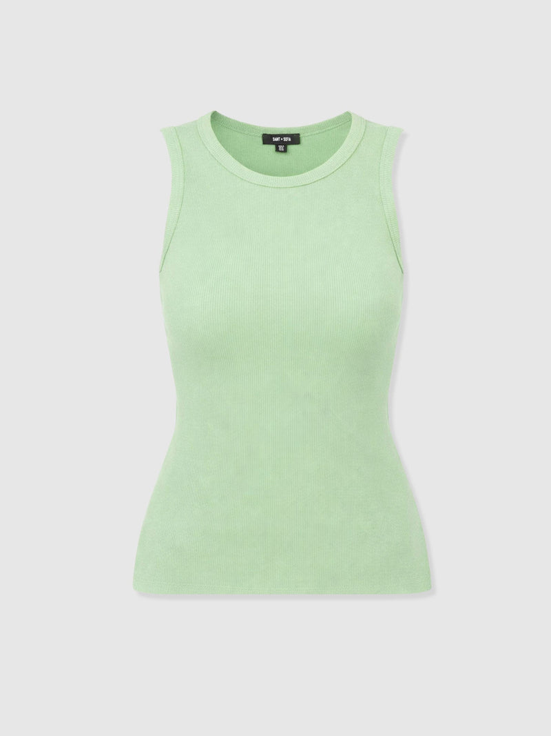 Nova Racer Vest - Mint - Women's T-shirts | Saint + Sofia® USA