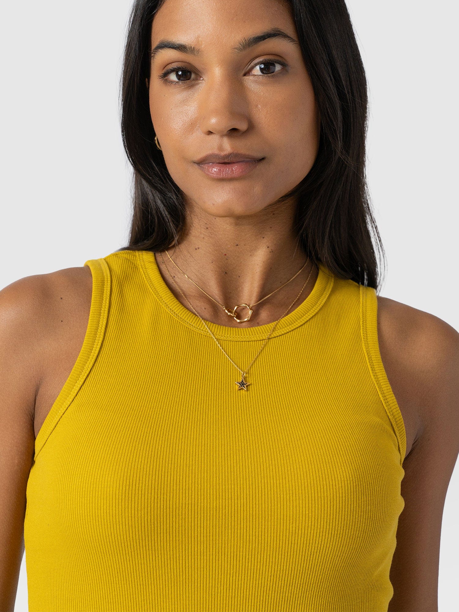 Nova Racer Vest - Mustard - Women's Vests | Saint + Sofia® USA