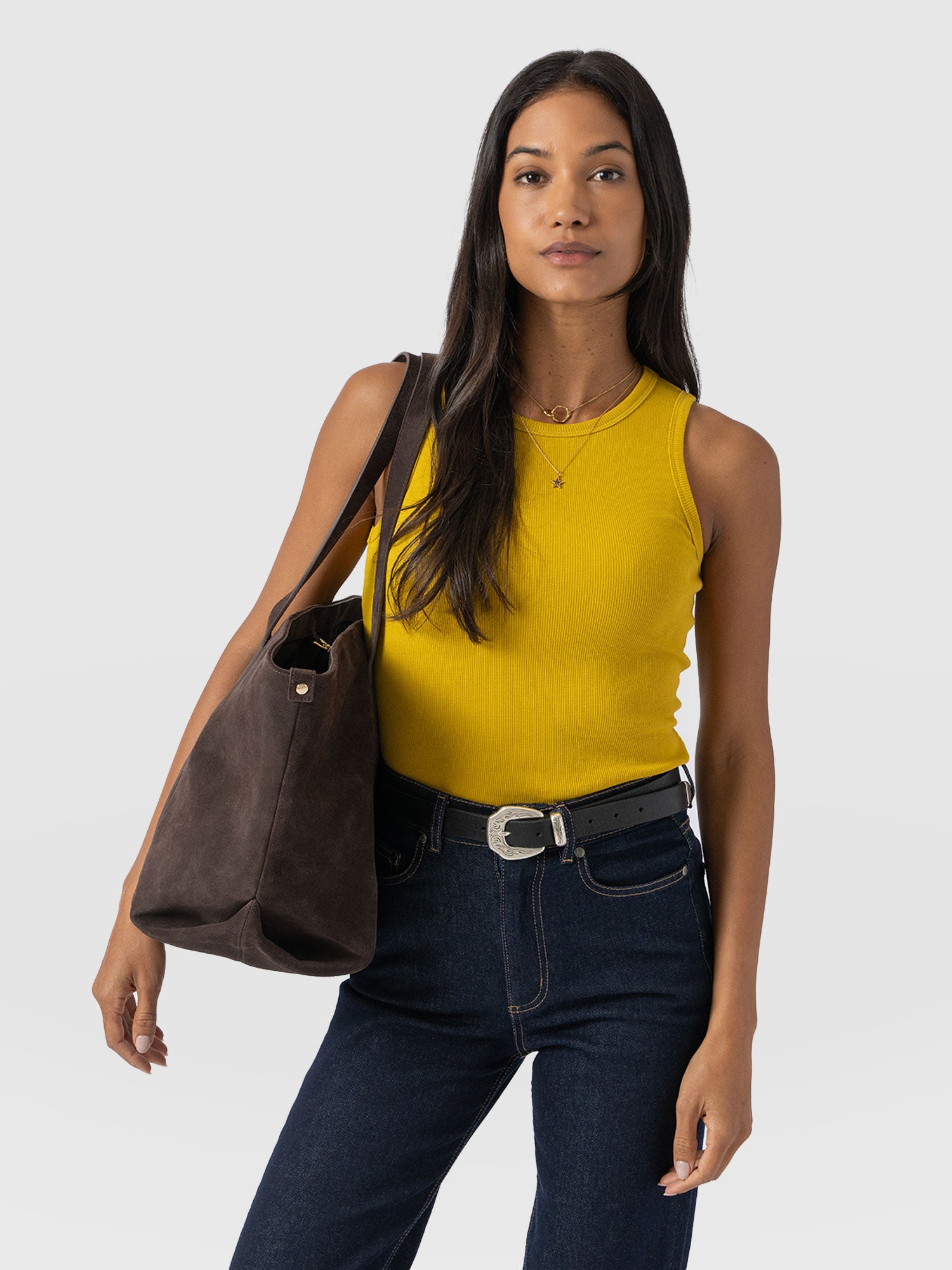 Nova Racer Vest - Mustard - Women's Vests | Saint + Sofia® USA