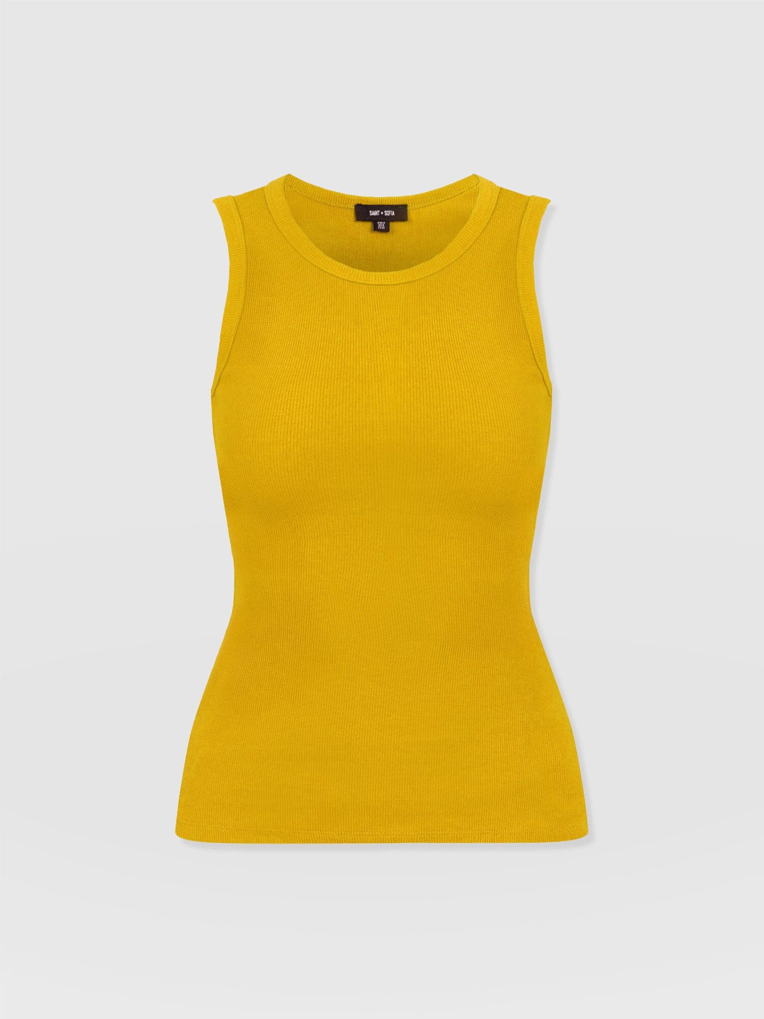 Nova Racer Vest - Mustard - Women's Vests | Saint + Sofia® USA