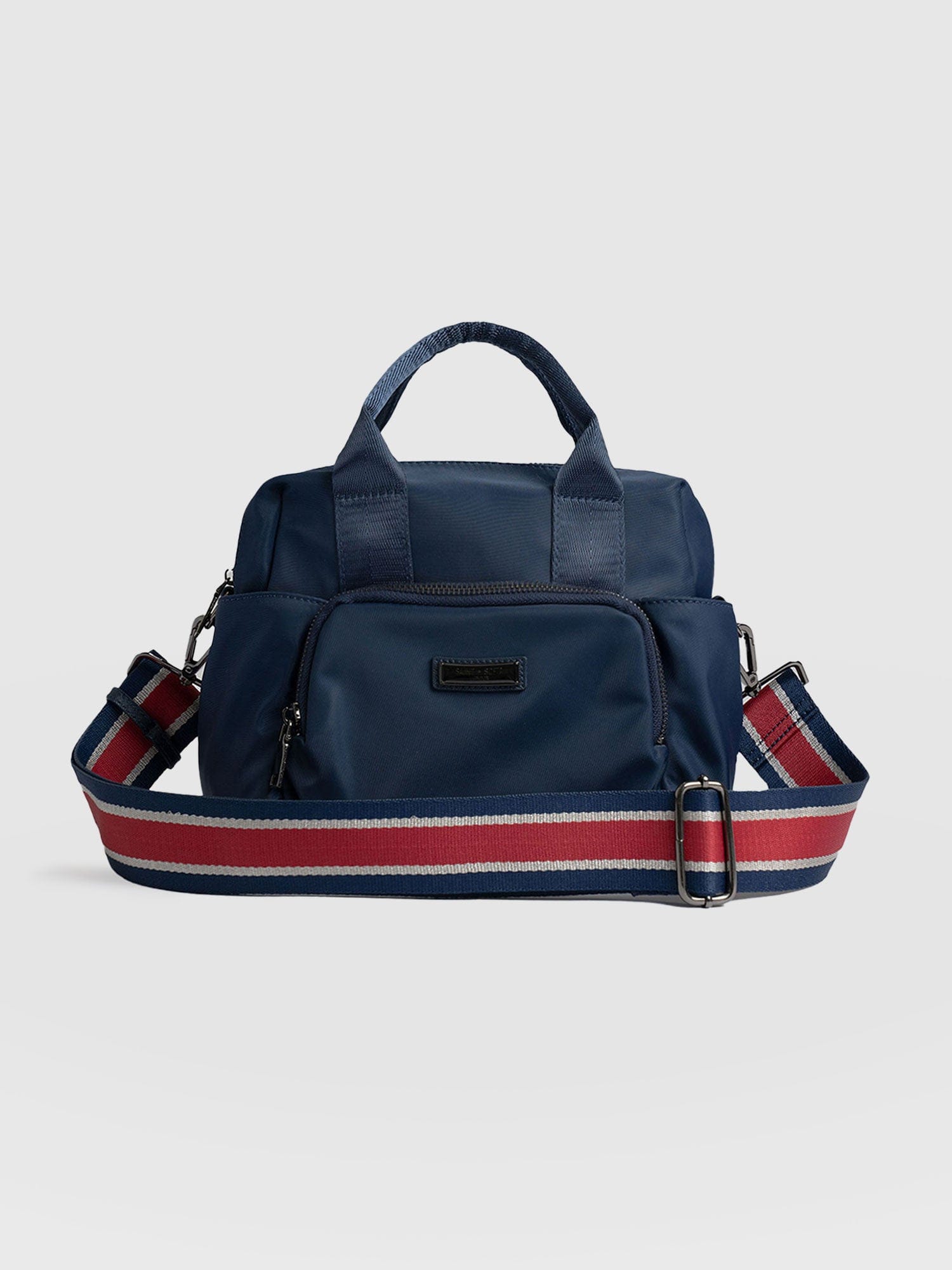 Nylon Noho Bag Navy - Women's Leather Bags | Saint + Sofia® USA