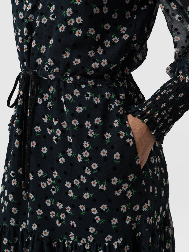 Olivia Zip Up Dress Daisy Spot - Women's Dresses | Saint + Sofia® USA