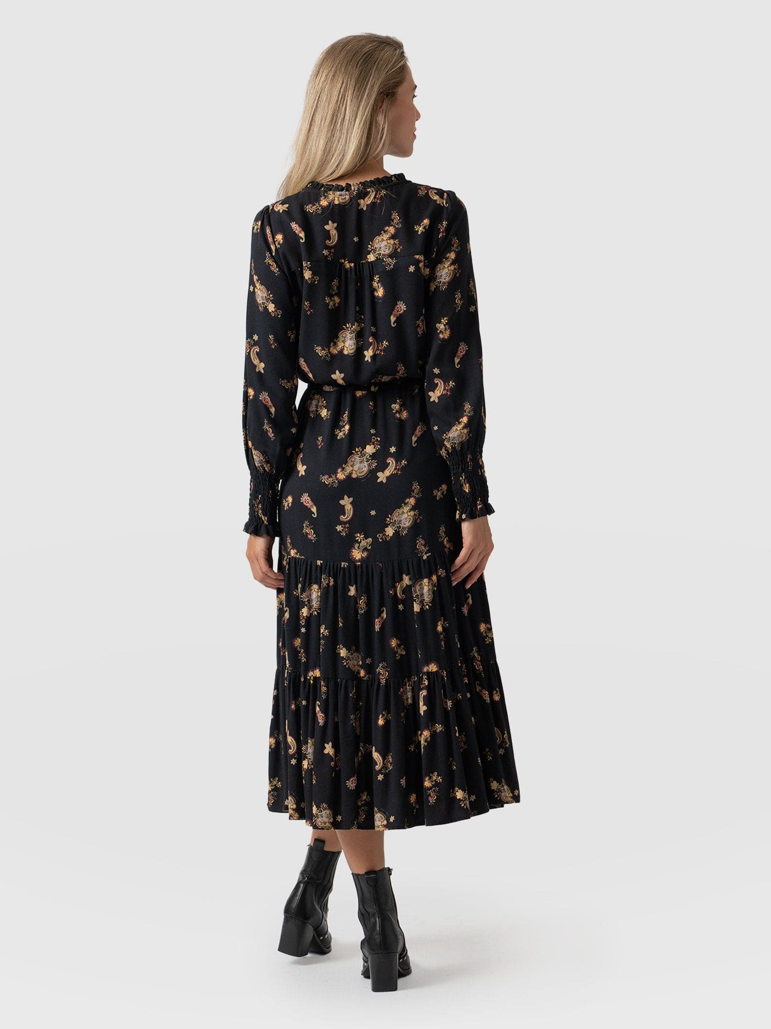 Olivia Zip Up Dress Highland Paisley - Women's Dresses | Saint + Sofia® US
