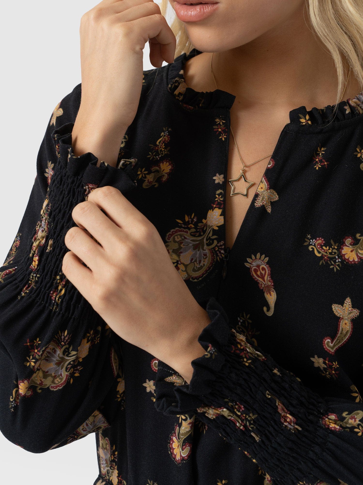 Olivia Zip Up Dress Highland Paisley - Women's Dresses | Saint + Sofia® US