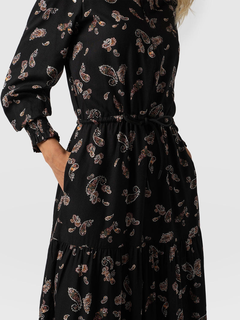 Olivia Zip Up Dress Kashmir Paisley - Women's Dresses | Saint + Sofia® USA