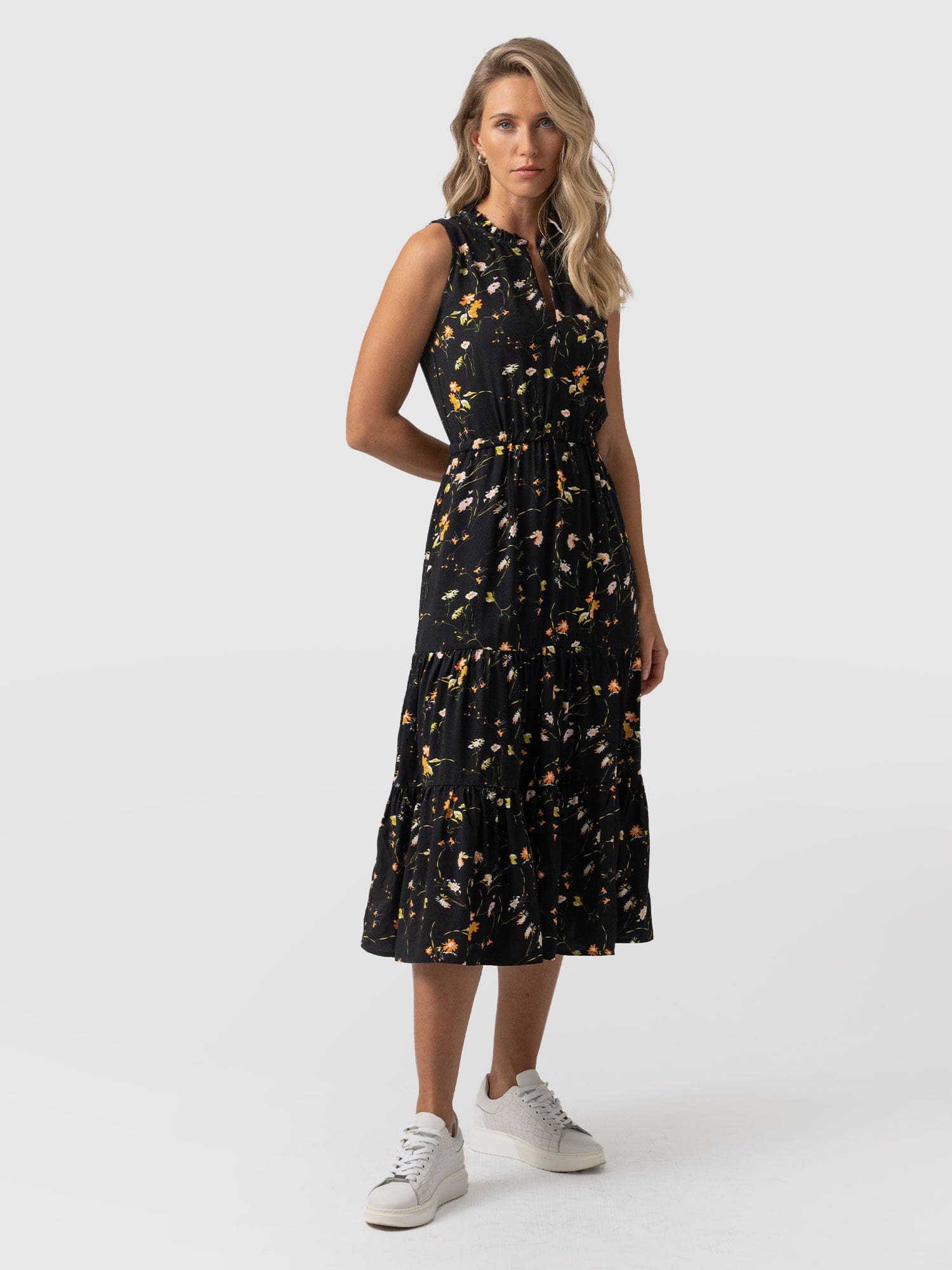 Orla Dress Black Floral - Women's Dresses | Saint + Sofia® UK