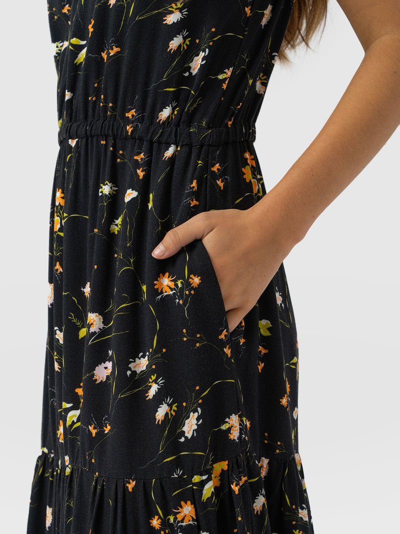 Orla Dress Black Floral - Women's Dresses | Saint + Sofia® USA