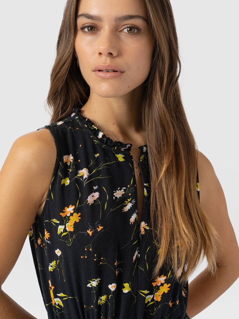 Orla Dress Black Floral - Women's Dresses | Saint + Sofia® USA