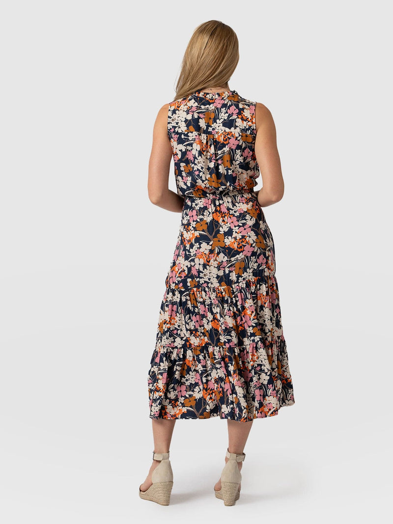 Orla Dress Navy Floral - Women's Dresses | Saint + Sofia® USAA