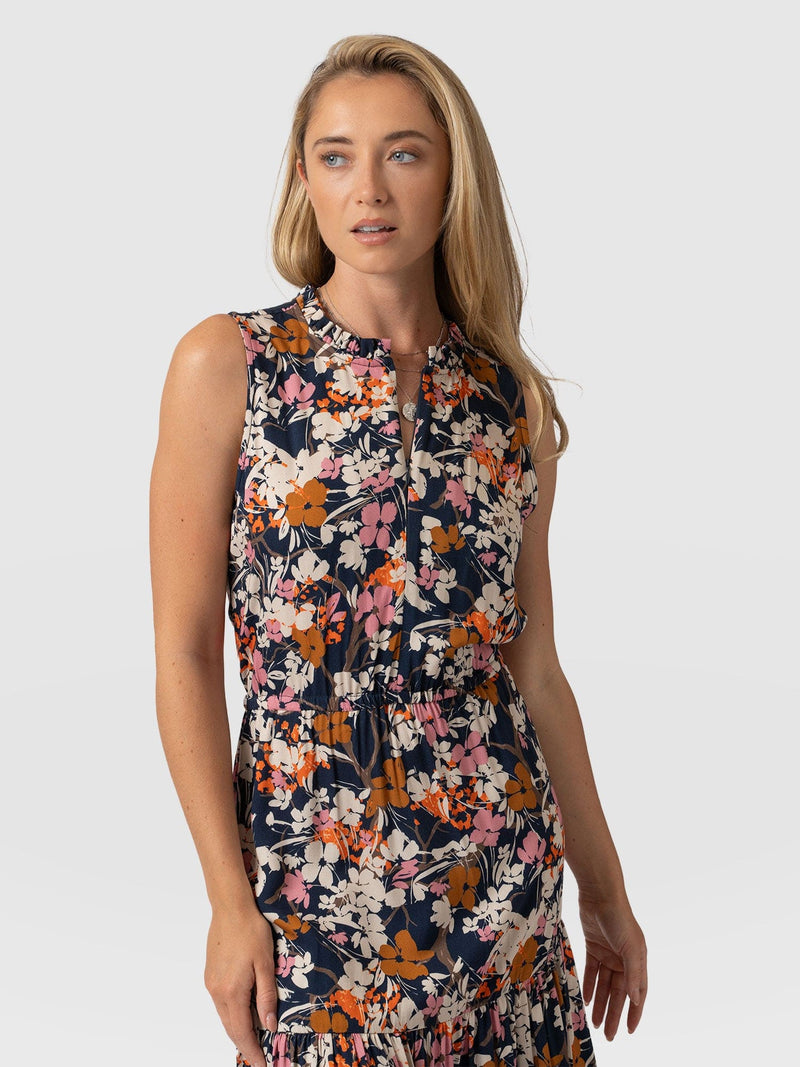 Orla Dress Navy Floral - Women's Dresses | Saint + Sofia® USAA