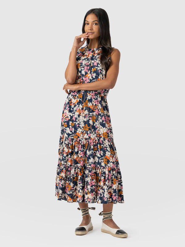 Orla Dress Navy Floral - Women's Dresses | Saint + Sofia® USAA