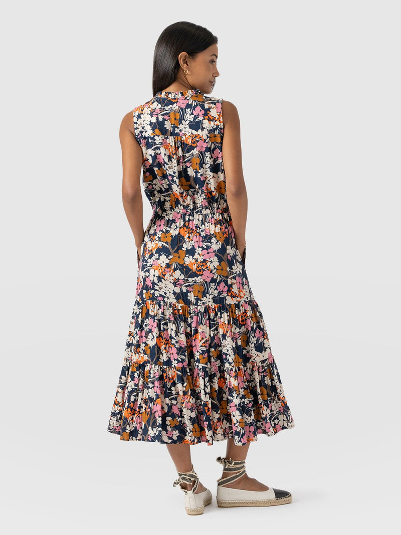 Orla Dress Navy Floral - Women's Dresses | Saint + Sofia® USAA