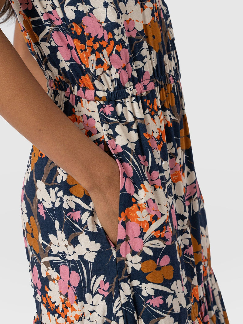 Orla Dress Navy Floral - Women's Dresses | Saint + Sofia® USAA