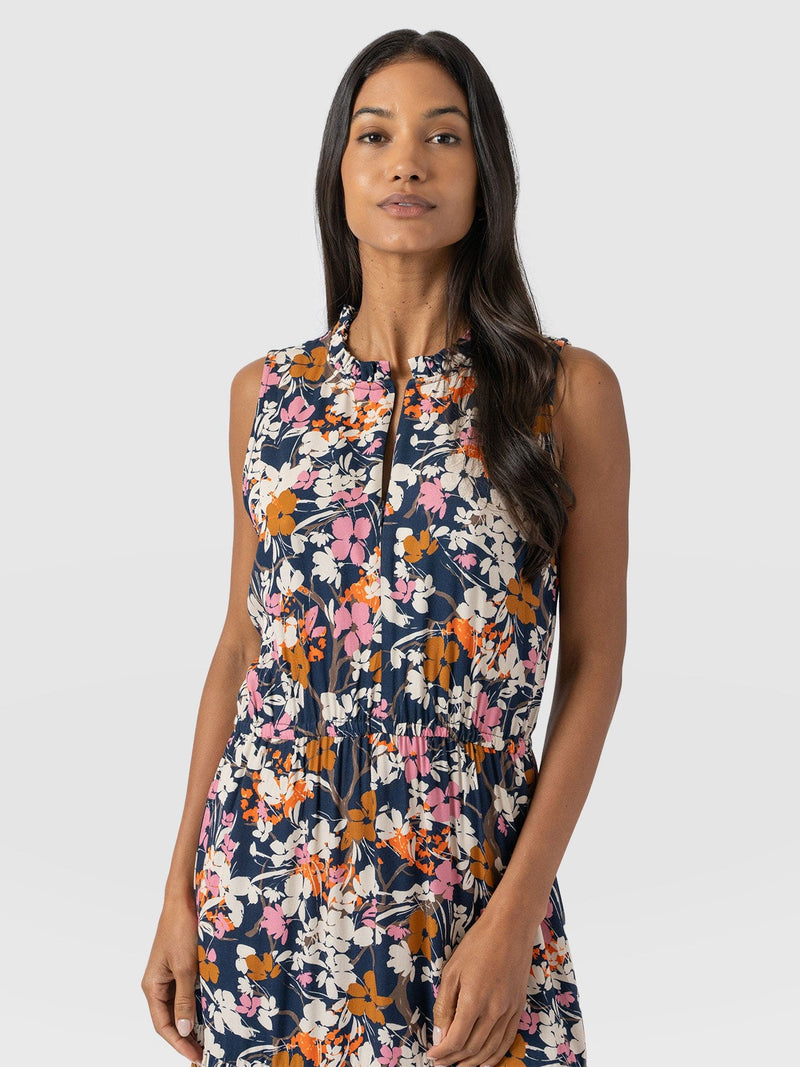 Orla Dress Navy Floral - Women's Dresses | Saint + Sofia® USAA