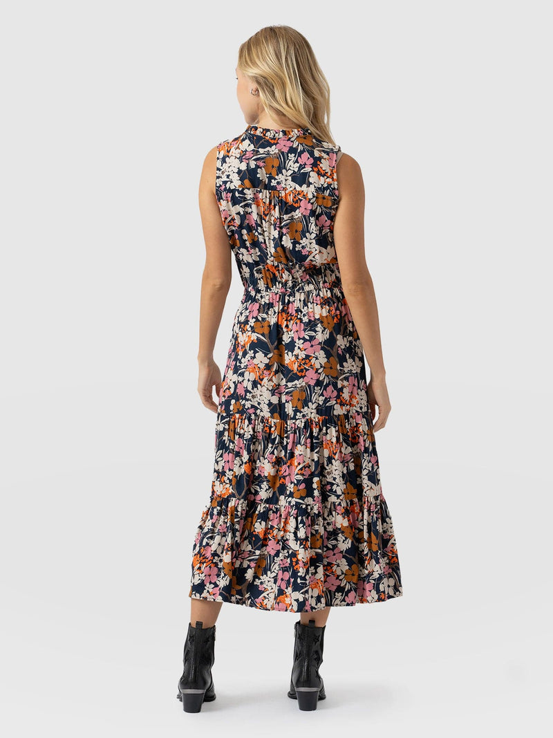 Orla Dress Navy Floral - Women's Dresses | Saint + Sofia® USAA