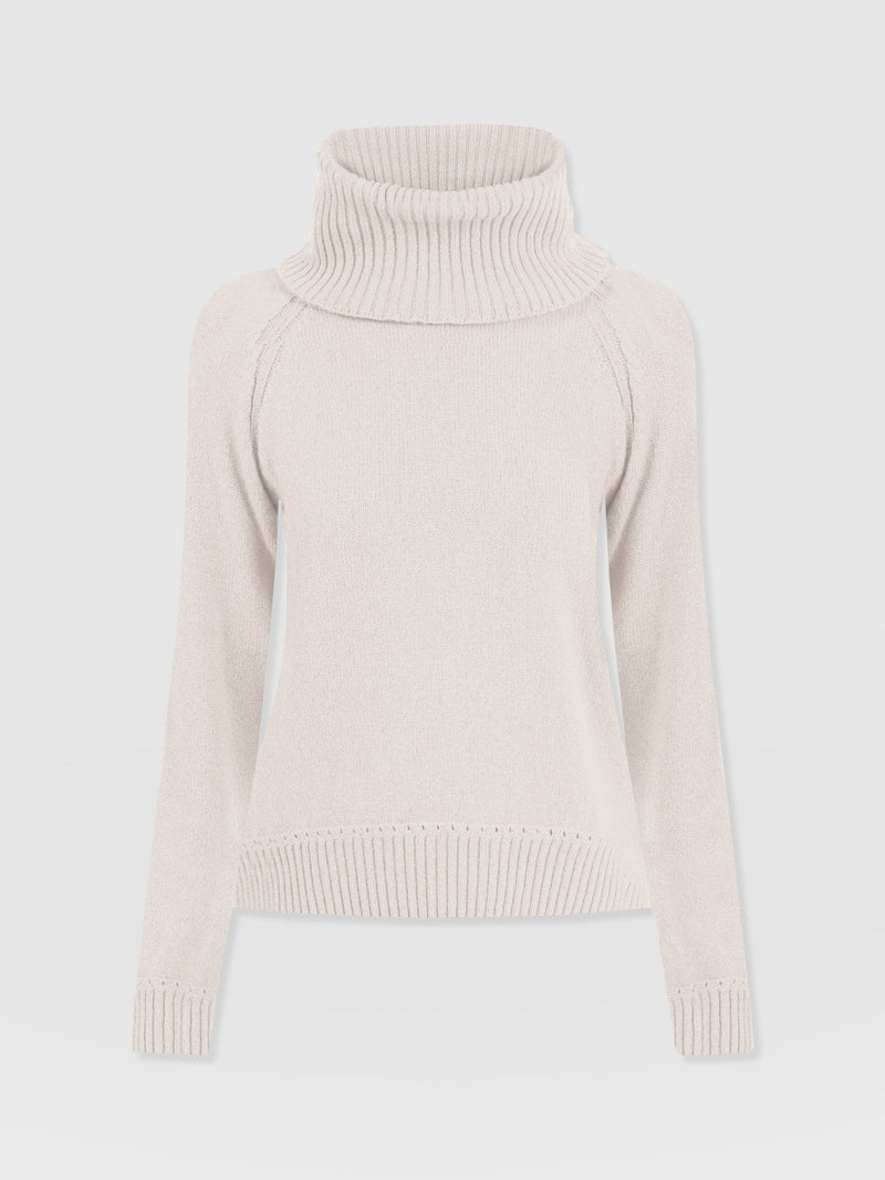 Oxford Cashmere Jumper - Cream - Women's Sweaters | Saint + Sofia® USA