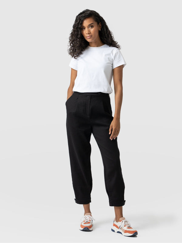 Oxford Pant Black - Women's Trousers | Saint + Sofia® UK