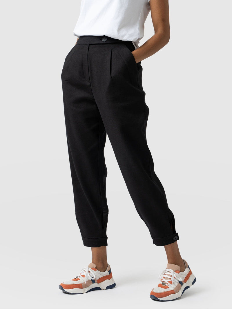 Oxford Pant Black - Women's Trousers | Saint + Sofia® UK