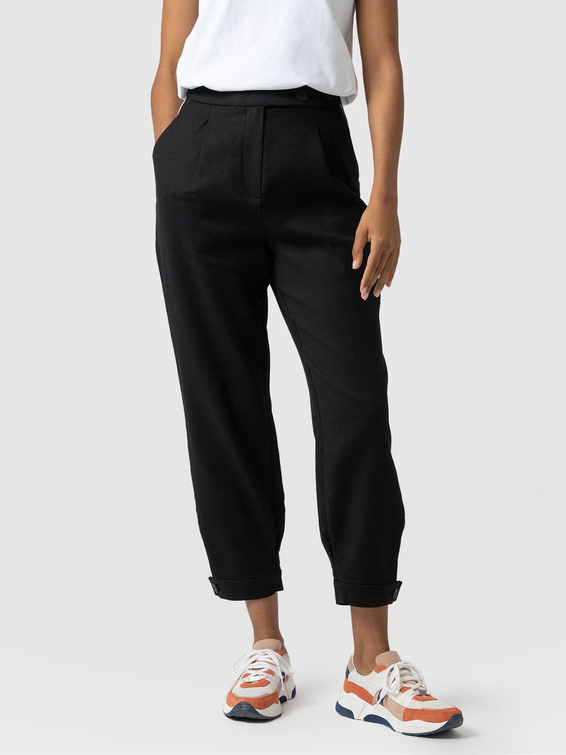 Oxford Pant Black - Women's Trousers | Saint + Sofia® UK