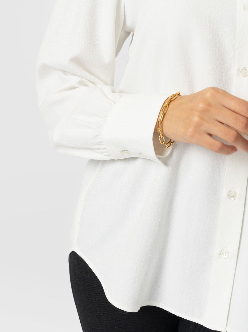 Paxton Pussybow Blouse Cream - Women's Blouses | Saint + Sofia® US