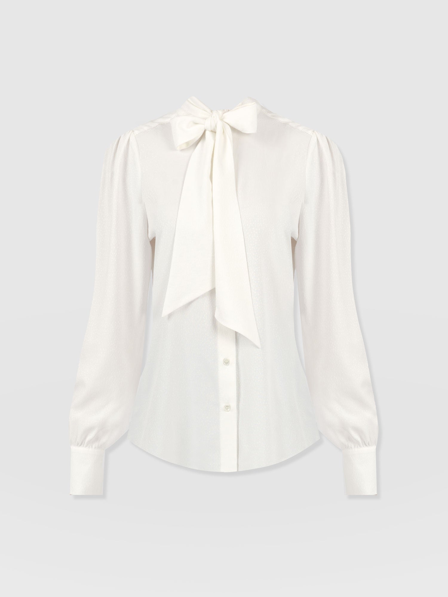 Paxton Pussybow Blouse Cream - Women's Blouses | Saint + Sofia® US