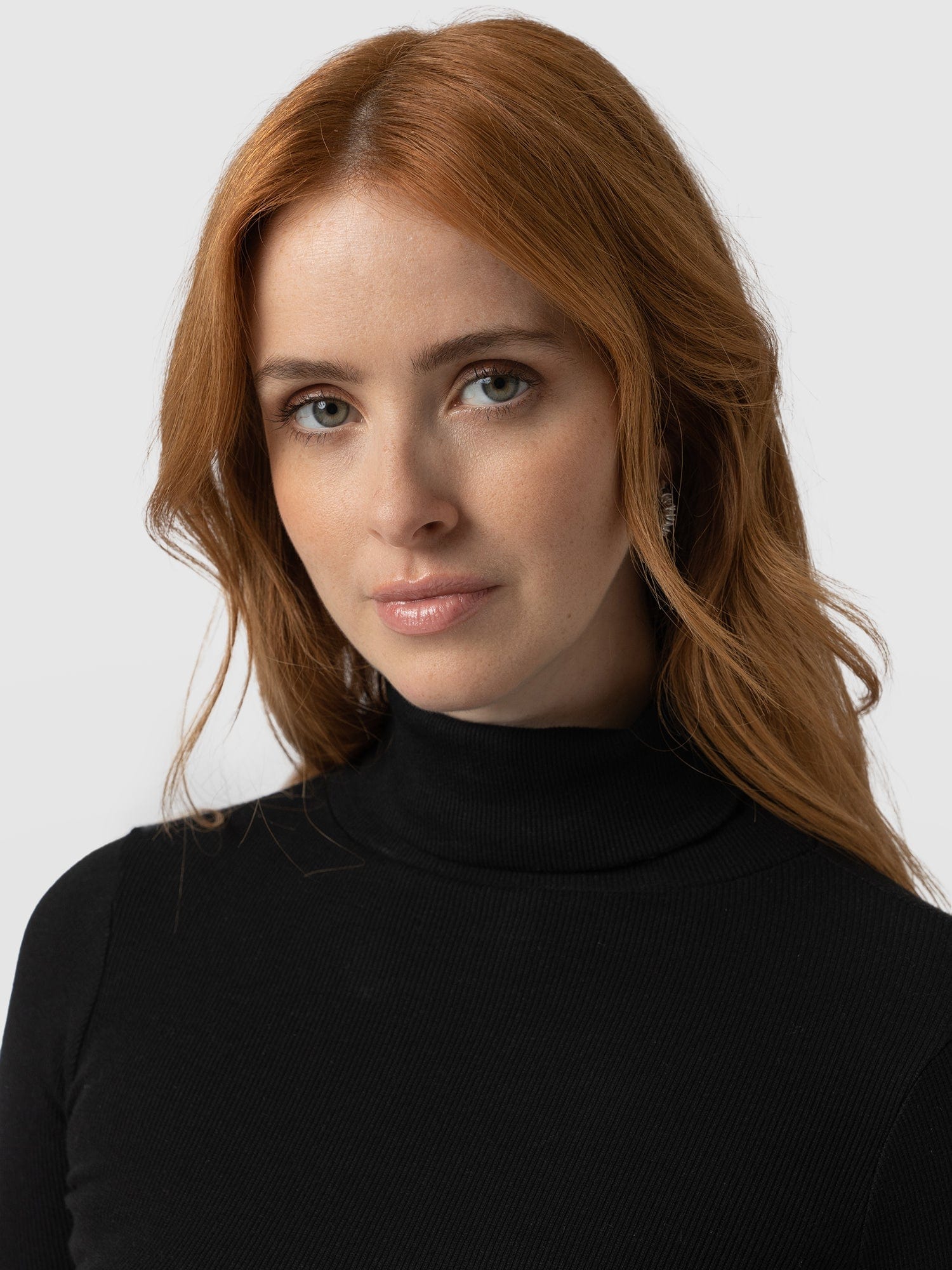 Pocket Turtle Neck Black - Women's Sweaters | Saint + Sofia® USA