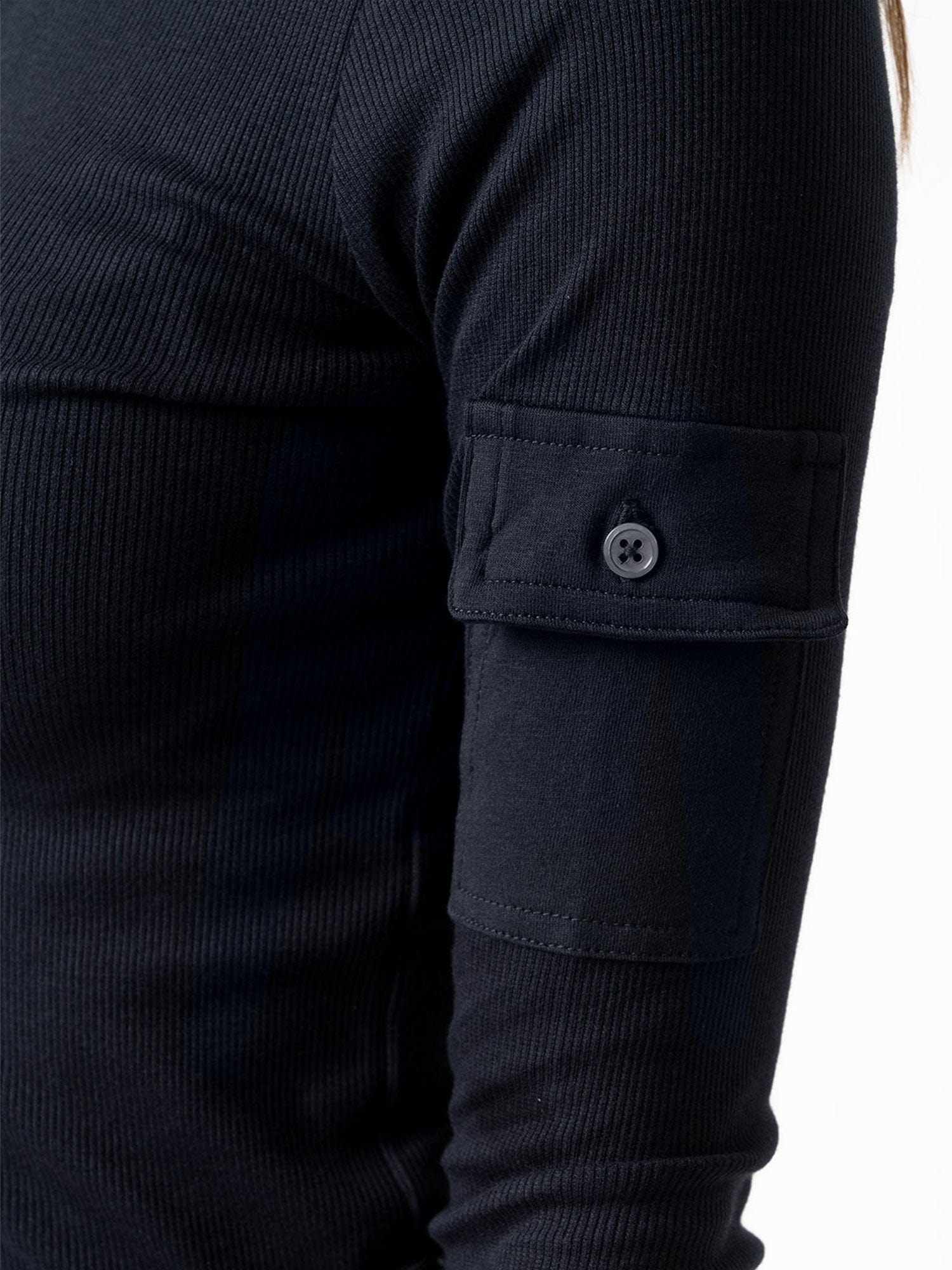 Pocket Turtle Neck Navy - Women's Sweaters | Saint + Sofia® USA