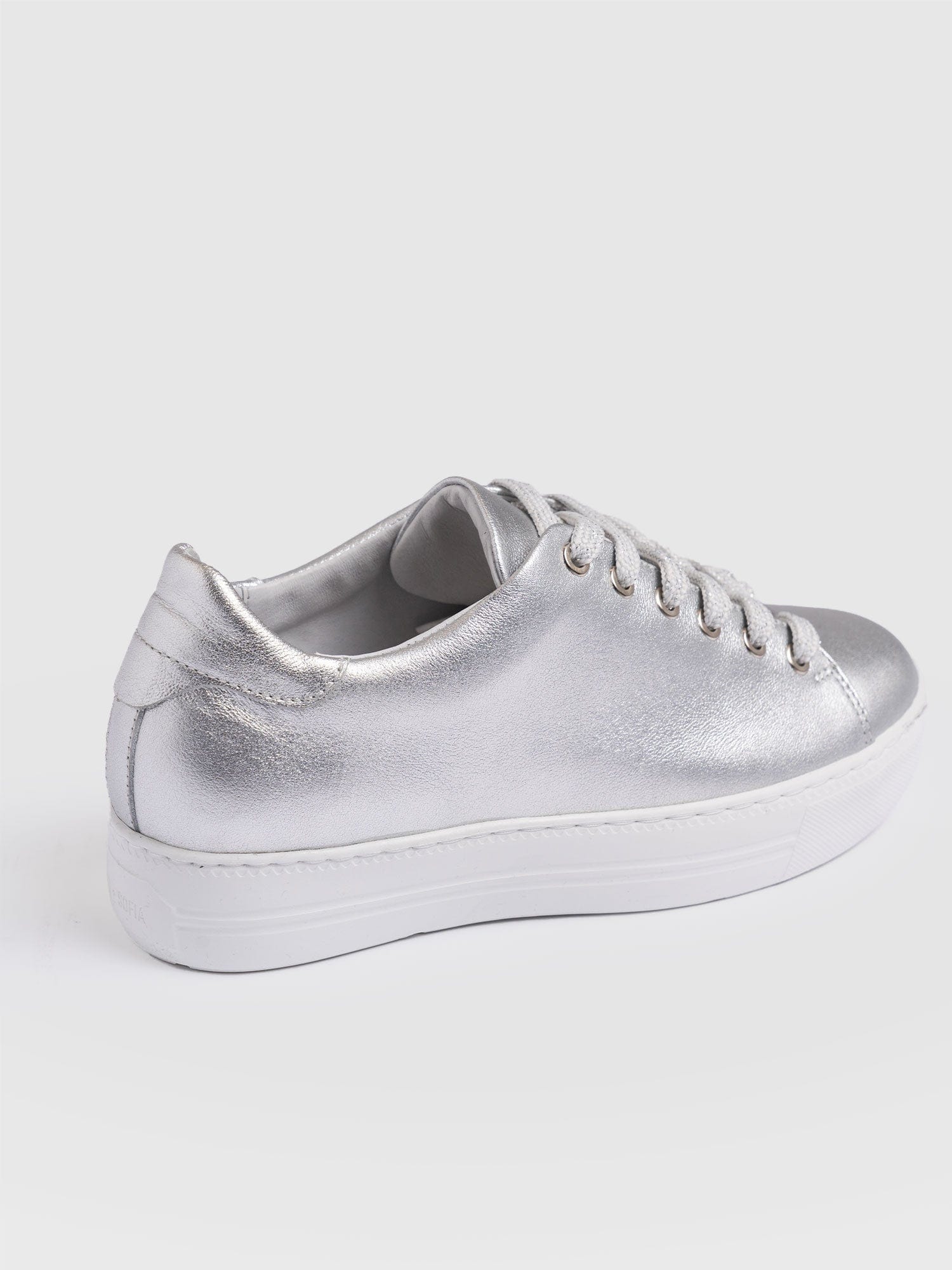 Portland Trainer Silver - Women's Trainers | Saint + Sofia® UK