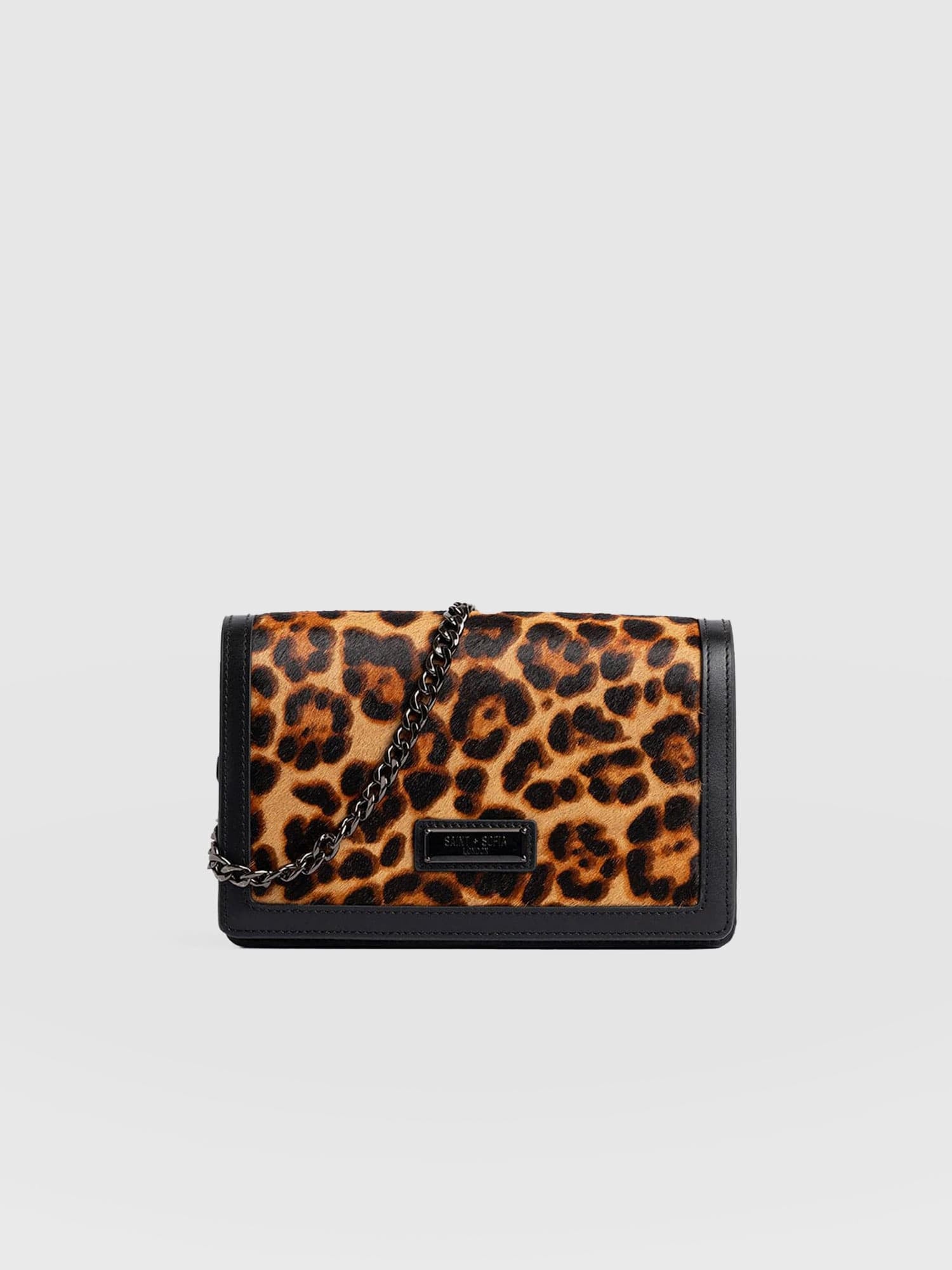 Primrose Chain Wallet Bag Leopard - Women's Bags | Saint + Sofia® US