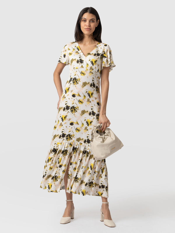Primrose Dress White Daisy Floral - Women's Dresses | Saint + Sofia® USA