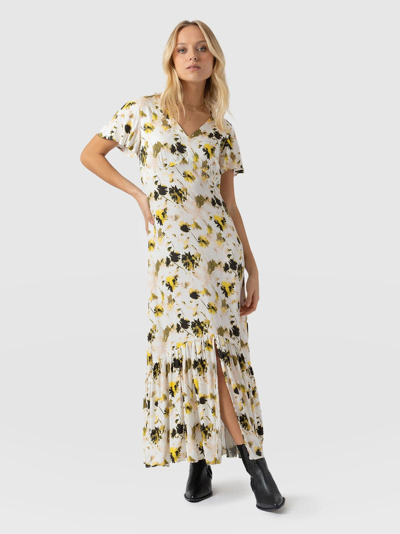 Primrose Dress White Daisy Floral - Women's Dresses | Saint + Sofia® USA