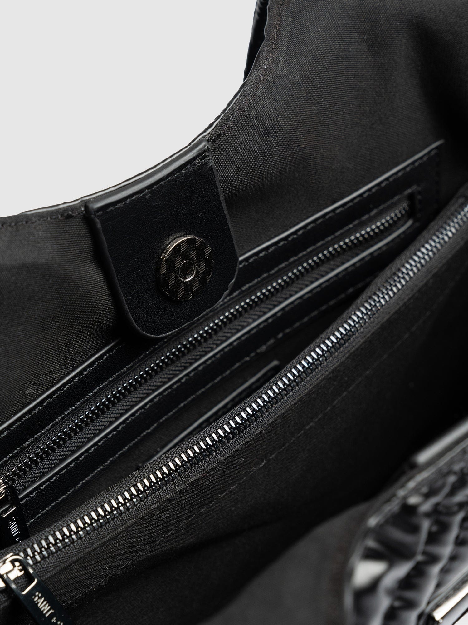 Quilted Stella Shoulder Tote Bag Black - Women's Bags | Saint + Sofia® UK