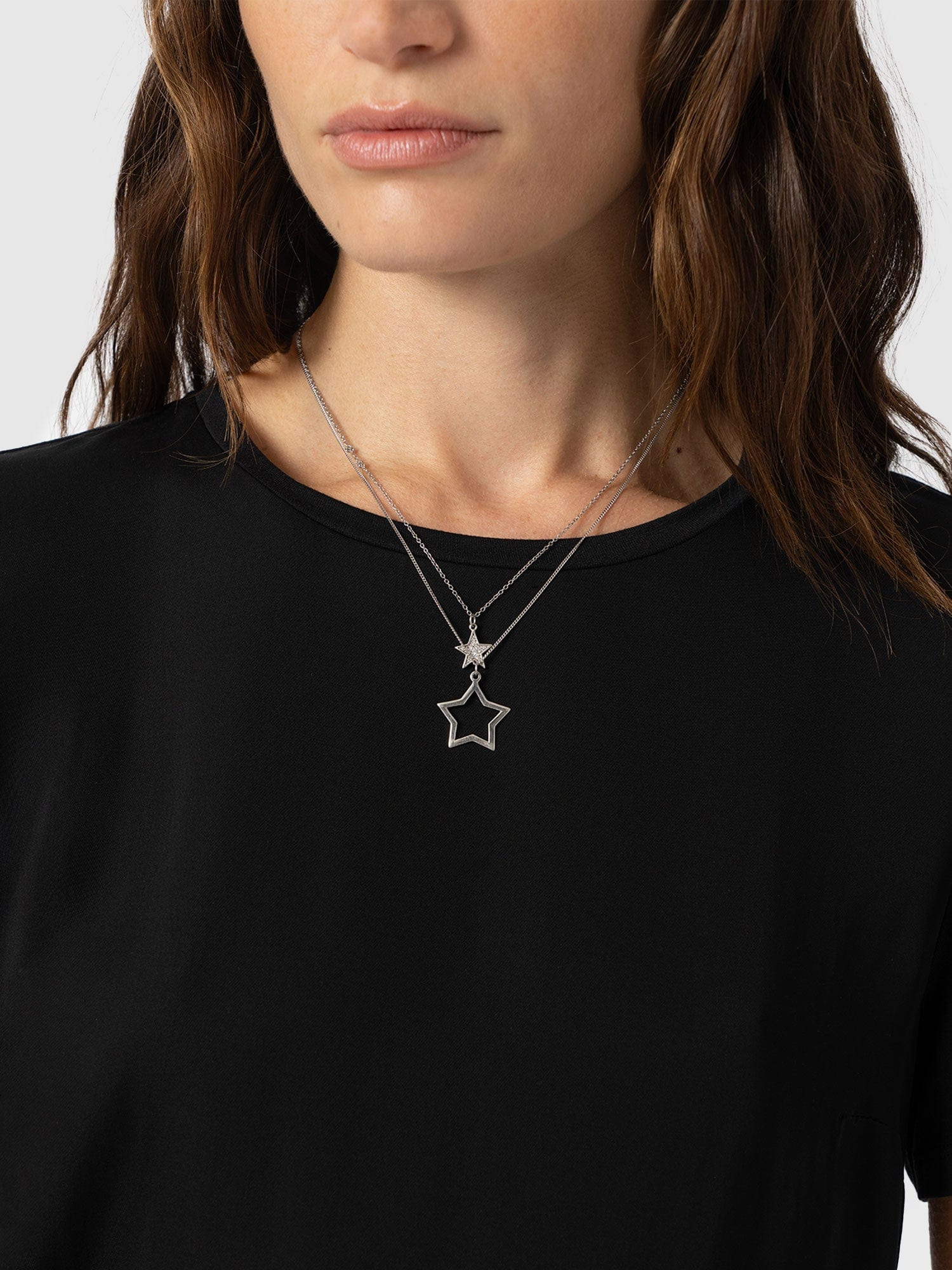 Rayner Contrast Tee Black - Women's T-Shirts | Saint + Sofia® US