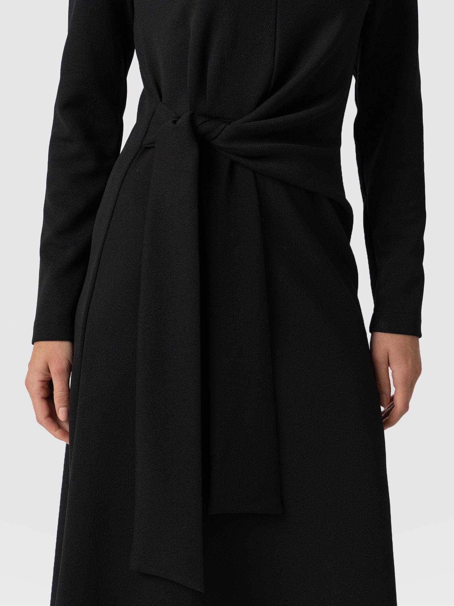 Reagan Knot Dress Black - Women's Dresses | Saint + Sofia® USA