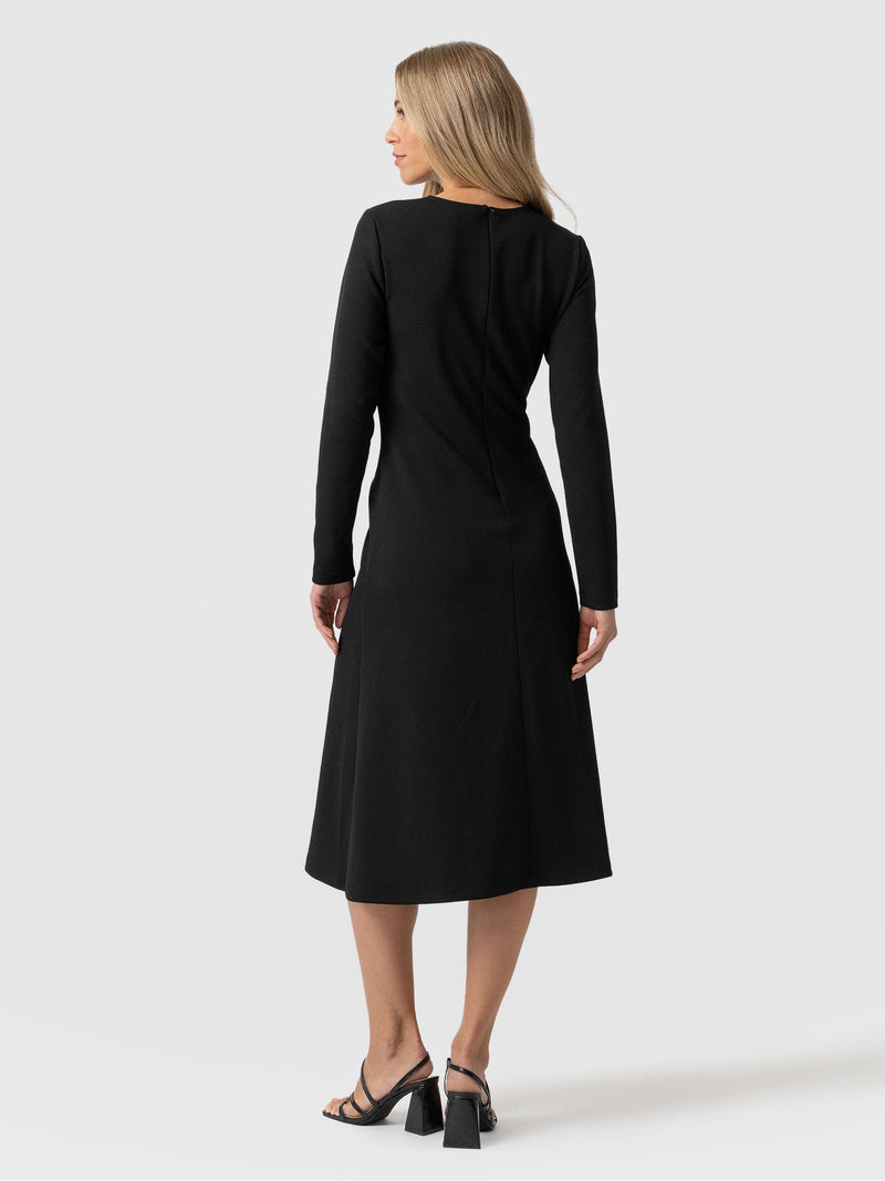 Reagan Knot Dress Black - Women's Dresses | Saint + Sofia® USA