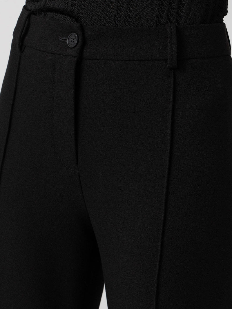 Regent Straight Leg Pant Black - Women's Trousers | Saint + Sofia® USA